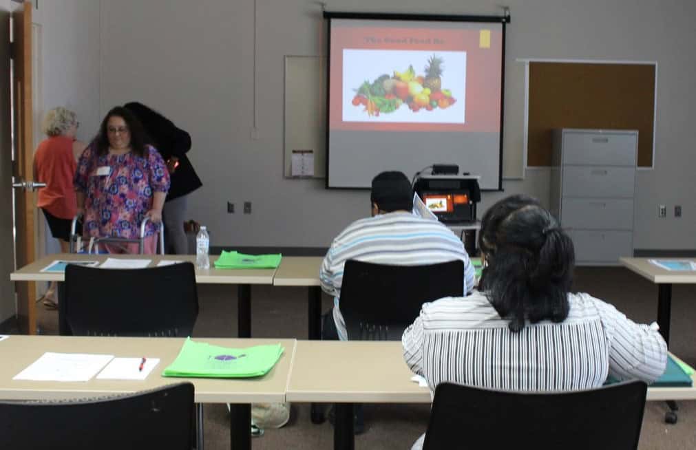 Good Food RX participants in a classroom