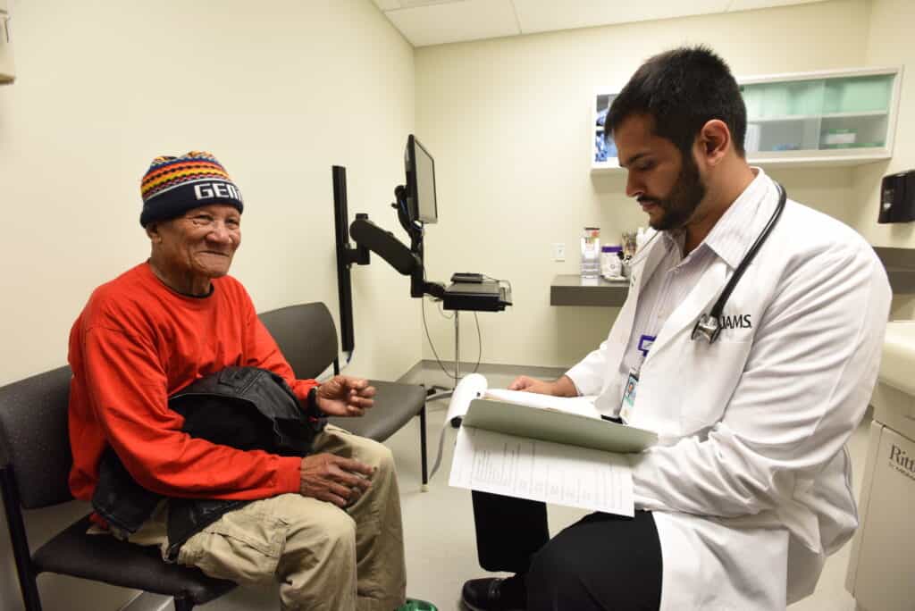 Northwest pharmacy student and marshalese patient