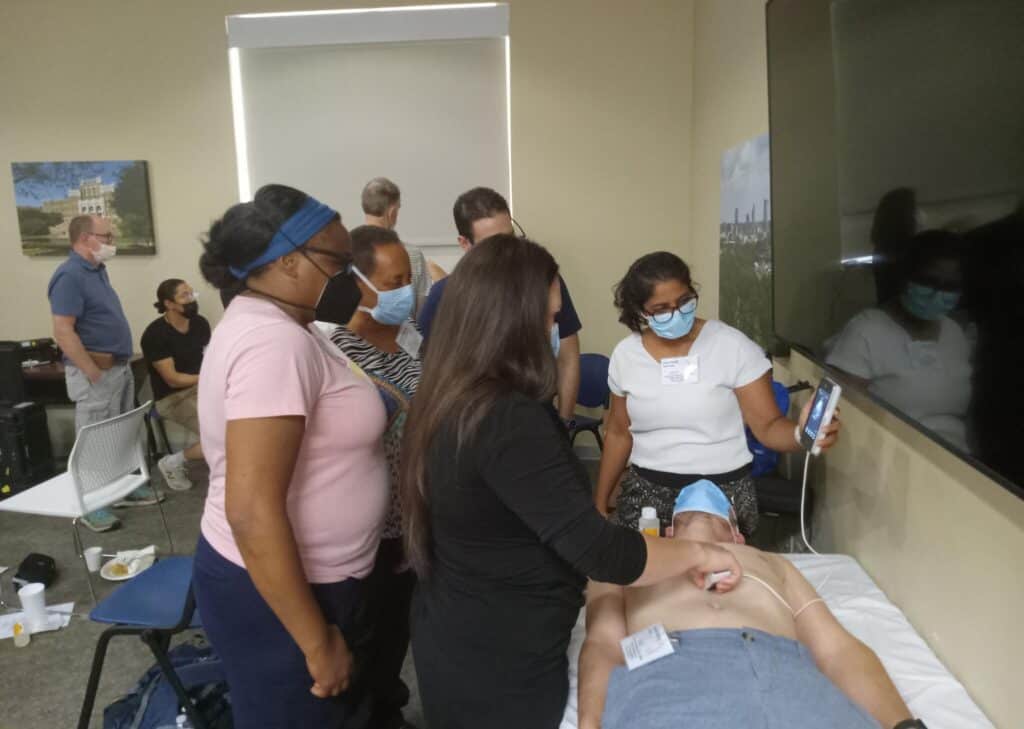 Training on POCUS technology purchased with MSE funds