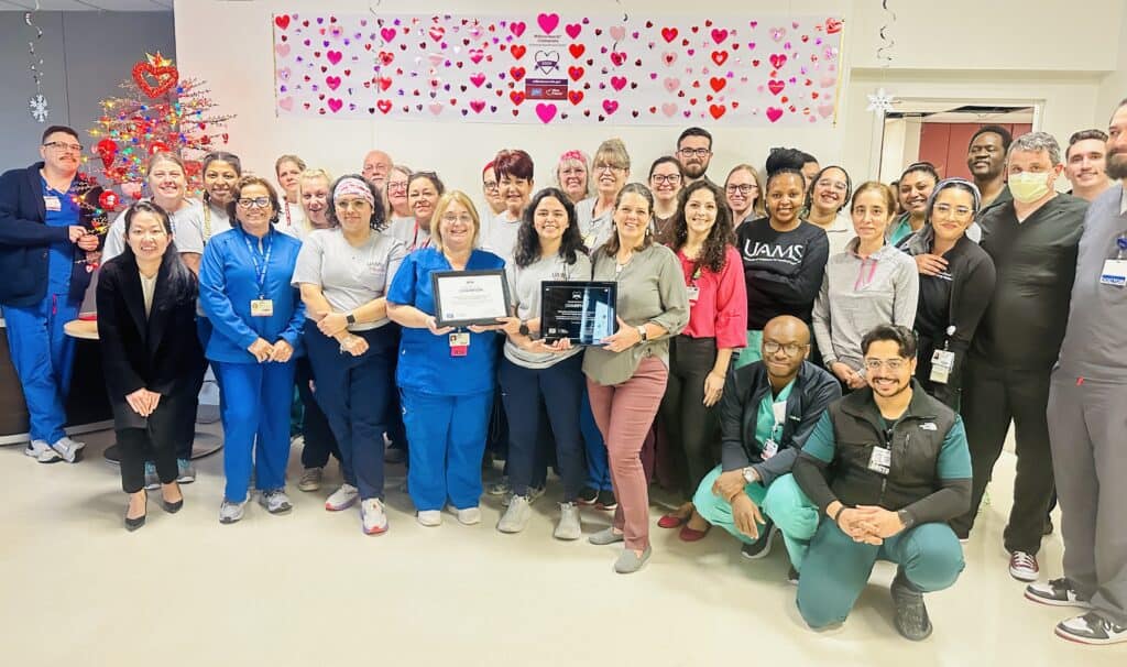 Fort Smith receiving the Million hearts award